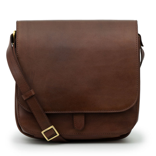 Lillie: Women's Cognac cross body bag