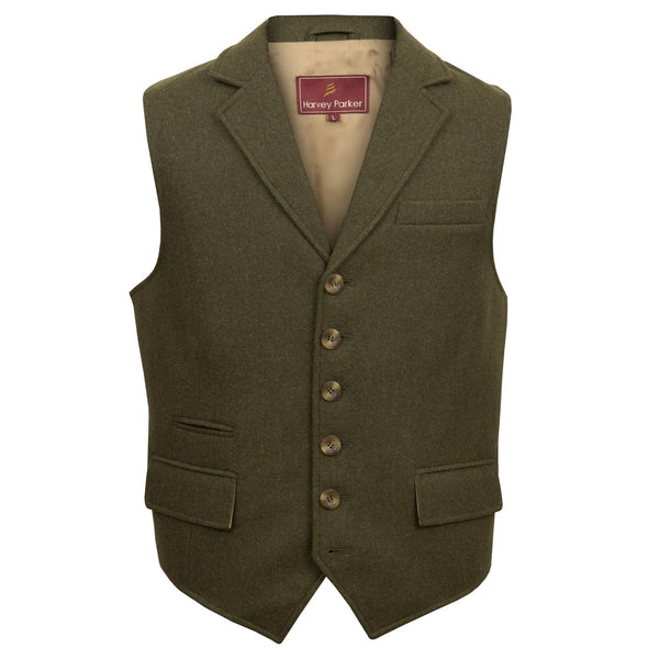 Borough: Men's Tweed Waistcoat by Hidepark