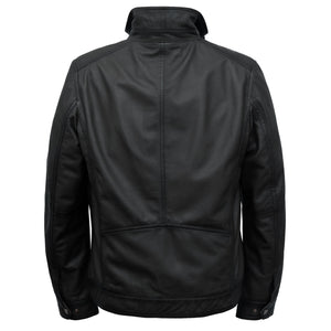 Maxwell: Men's Black Leather Jacket