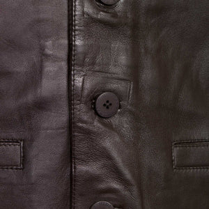 gents brown waistcoat button fasten
