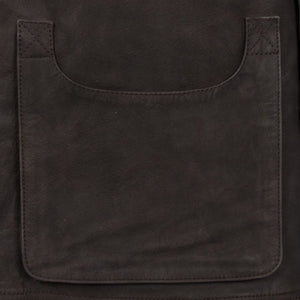 G010: Men's Brown Leather Gilet / Shooting Vest