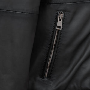 Maxwell: Men's Black Leather Jacket