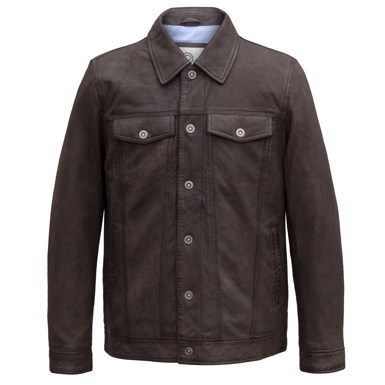 Mens Retro Loose Denim Jacket Long Sleeve Button Up Cargo Coat Work Outwear  Tops | eBay