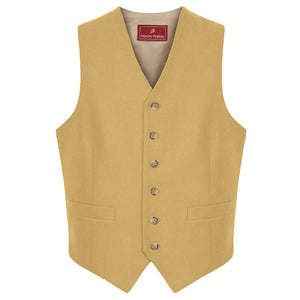 Cobham: Men's Moleskin Yellow Waistcoat