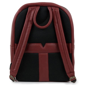 Arabella: Women's Wine Red Leather Backpack by Hidepark