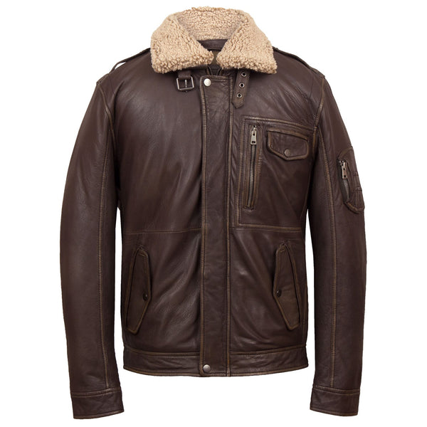 Men's Leather Bomber Jackets | Real Leather | Hidepark