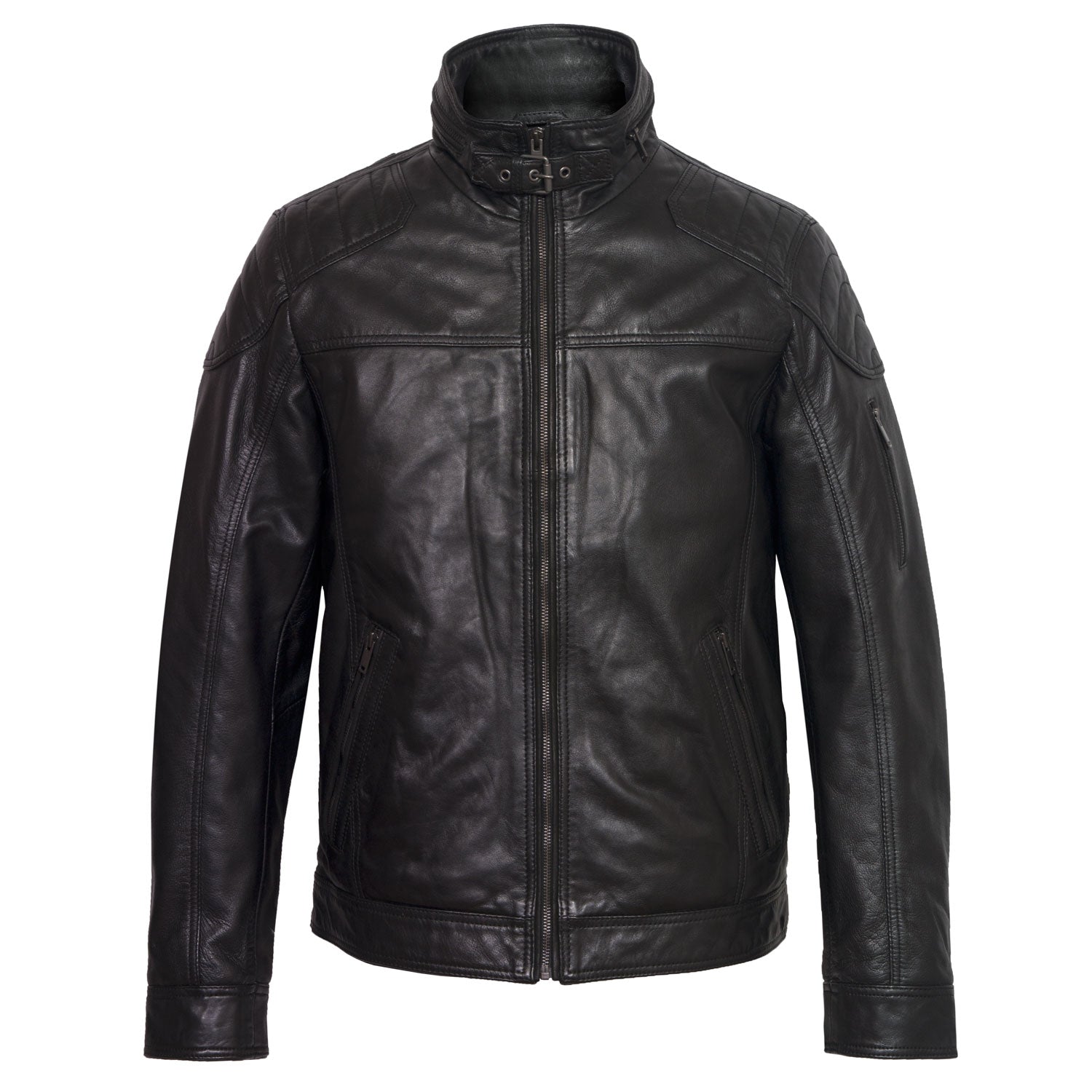 Mac: Men's Black Leather Jacket