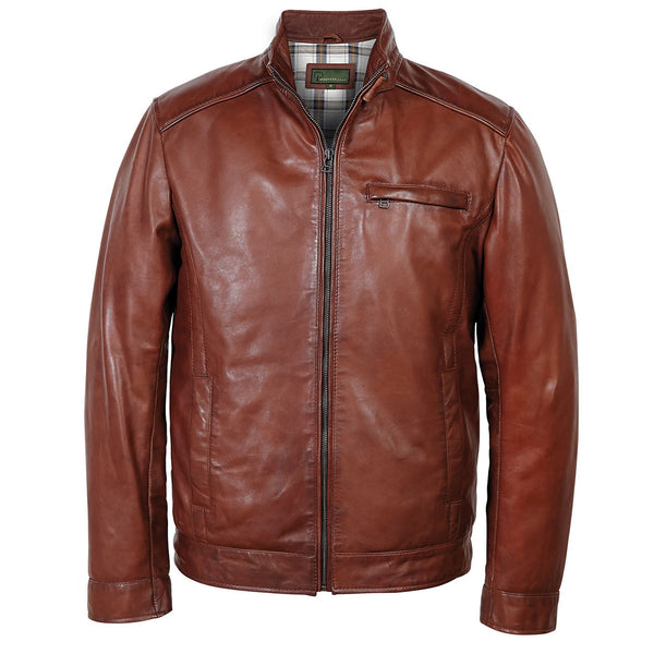 Rik: Men's Black Antique Leather Jacket