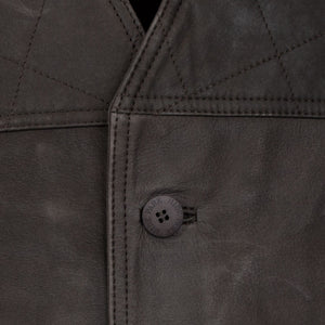 G010: Men's Brown Leather Gilet / Shooting Vest