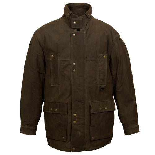 Hunter: Men's Antique Leather Coat