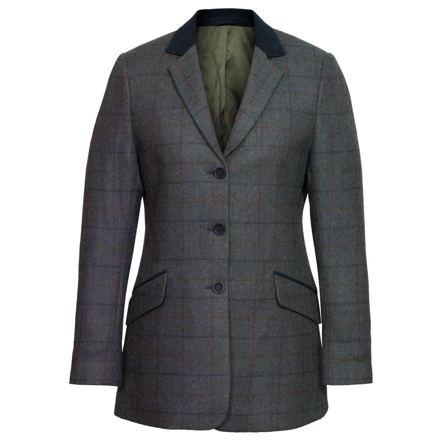 Ladies blue tweed discount jacket