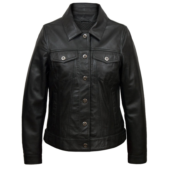 Denim and hot sale company leather jacket