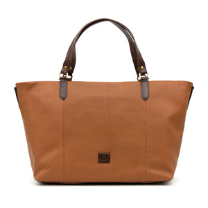 Winnie: Women's Tan Brown Tote bag