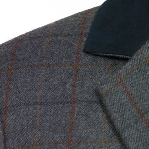 Womens Lomond Tweed blazer contrast collar detail