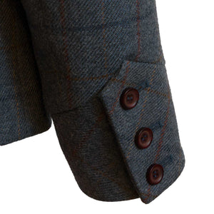 Womens Tweed Jacket Oban cuff detail